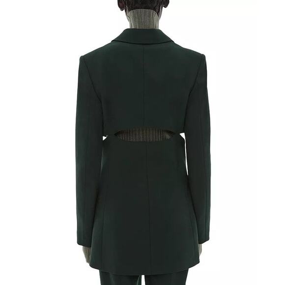 Helmut Lang Slash Cutout Blazer Evergreen - 6 - Picture 2 of 7